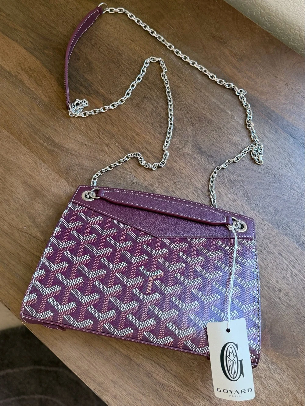 Rouette Structuré Mini Bag Burgundy